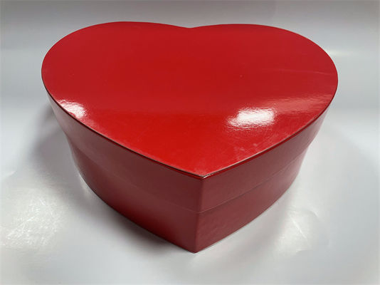 चमकदार सतह कागज स्मृति चिन्ह बॉक्स दिल के आकार का कागज शिल्प बॉक्स