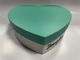 सीएमवाईके कठोर उपहार बॉक्स हरी दिल के आकार का कार्डबोर्ड बॉक्स चुंबकीय बंद