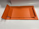 ढक्कन के साथ नारंगी तह कागज बॉक्स सीएमवाईके आयताकार कार्डबोर्ड बॉक्स
