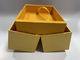 सीएमवाईके/पैनटोन प्रिंटिंग फोल्डिंग पेपर बॉक्स पीला आयताकार कार्डबोर्ड बॉक्स