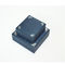 ज्वेलरी लेदरेट पेपर गिफ्ट पैकेजिंग बॉक्स ब्लू टेक्सचर्ड मैग्नेटिक क्लोजर